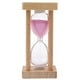 thumbnail image 1 of Reloj De Arena Con Marco Cuadrado De Madera De 5 Minutos, Reloj De Arena Con Temporizador, Color Rosa, 1 of 3