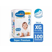 Pañal Emubaby Super Premium Xg, 100 Un
