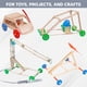 thumbnail image 3 of Ruedas de juguete STEM Inventions, paquete a granel de 100 unidades de plástico de 3,5 cm, 3 of 6