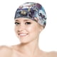 thumbnail image 5 of Amphibia Gorro de Natación de Licra, Gorro de Baño de Tela Cómoda, Gorro Elástico Antideslizante para Hombres, Mujeres y Niños, 5 of 6