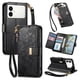 thumbnail image 1 of Funda FOXDOCK cartera de piel sintética para FOXDOCK Samsung Galaxy S26 Edge – Resistente a golpes, RFID – negro, 1 of 6