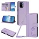 thumbnail image 1 of Funda Cartera Trébol para Xiaomi Redmi Note 10 4G/10S con Ranuras Tarjetas y Carga Inalámbrica Morado claro, 1 of 6