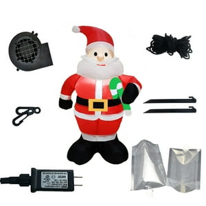 Genérico - Papá Noel Inflable Navideño Para Decoración De Exteriores Para Patio, Vacaciones Al Aire Libre
