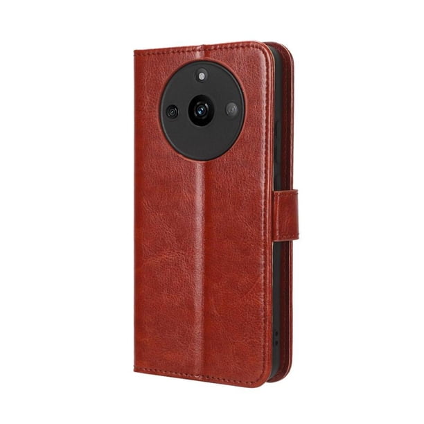 Funda tipo libro para Realme 11 5G, cartera todo‑en‑uno, funda multifuncional con tarjetero y correa de muñeca desmontable