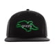 thumbnail image 1 of Jockey Negro Grizzly Griptape Snapback Bear Print + Grizzly Word, 1 of 7
