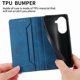 thumbnail image 3 of Funda tipo cartera con bloqueo RFID para Xiaomi Poco C71 4G Con tapa abatible, portatarjetas, cierre magnético, TPU y soporte Azul, 3 of 6
