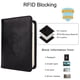 thumbnail image 2 of Funda de pasaporte WALNEW RFID de piel sintética con bolígrafo para viajes, 2 of 9