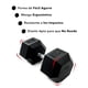 thumbnail image 5 of Mancuerna Hexagonal 50 Kg Negro, 5 of 6