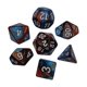 thumbnail image 5 of 7 Dados Poliédricos Smooth D4-D20 Para Ense?anza De Matemáticas Bar Mesa Juegos De Mesa Rojo Oscuro Azul, 5 of 5