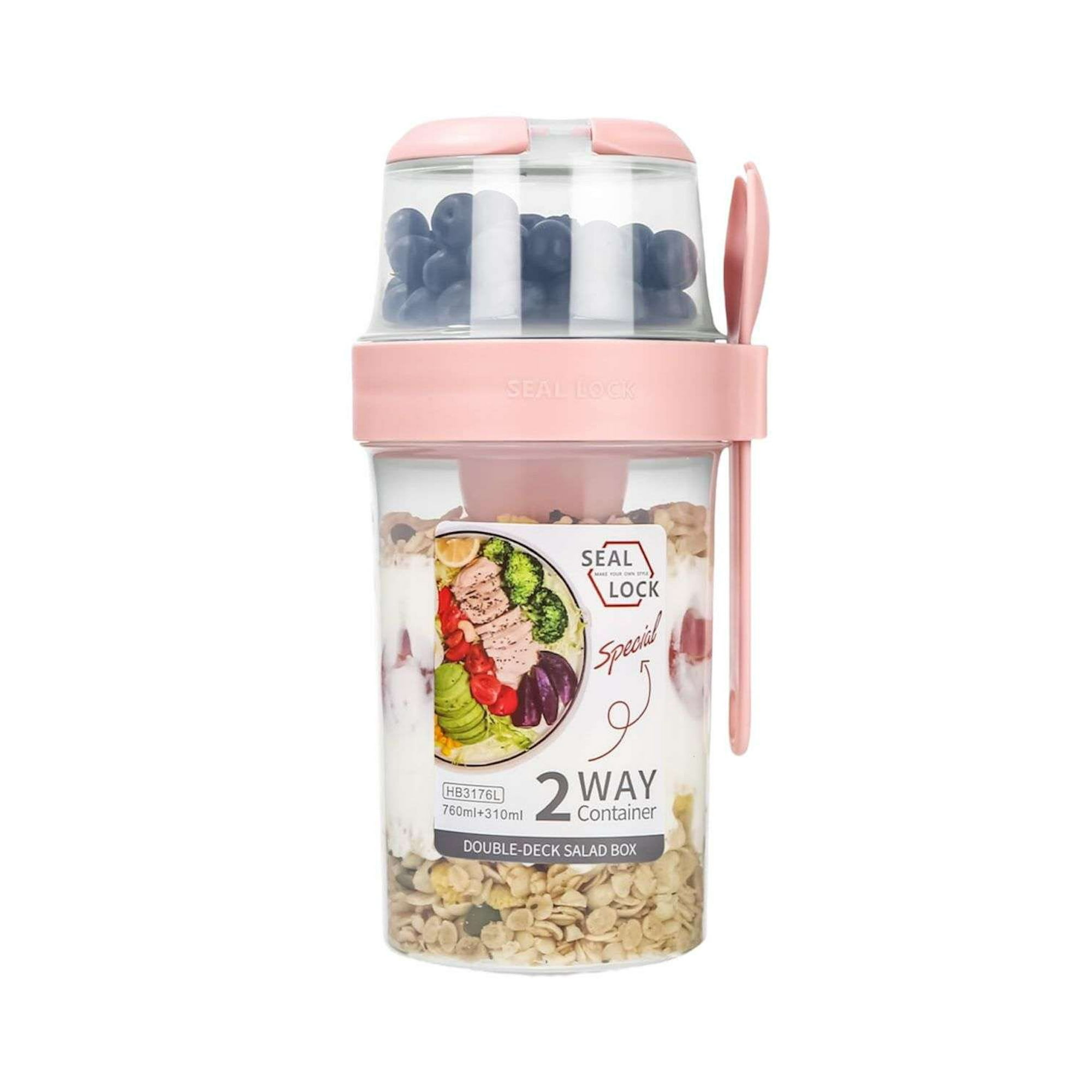 Oem - Vaso De Yogurt Bebidas Y Cereal Frutas Frutos Secos 760ml
