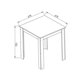 thumbnail image 3 of Mesa 68X68 Cm Florence Blanco, 3 of 3