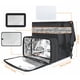 thumbnail image 1 of Bolso Mochila Térmica Delivery 41 x 36 x 25+13cm - Negro, 1 of 3