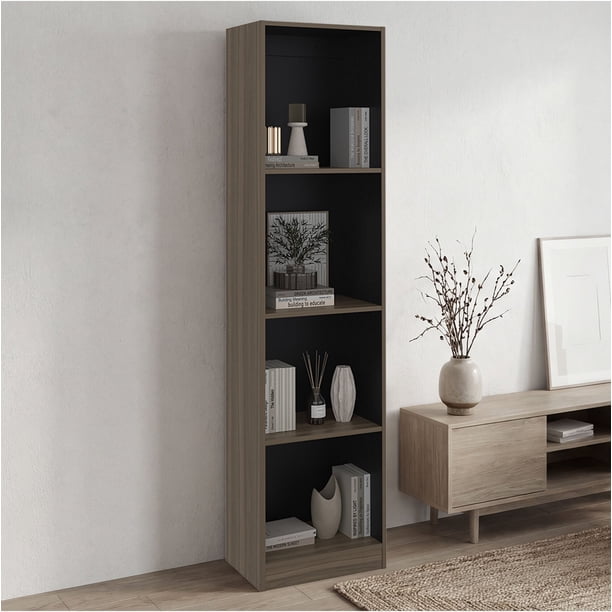 Estante 3 Repisas Home E2 180,6X45X29,9 CM Avellana y Wengue