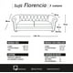 thumbnail image 4 of Sofa Florencia 3C Lino Natural, 4 of 4
