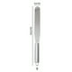 thumbnail image 4 of 1pc 6/8/10in Stainless Steel Baking Spatula, Household Birthday Cake Making Tool, 4 of 4