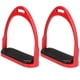 thumbnail image 2 of Stirrup de seguridad premium Stirrup flexible de aluminio fundido a matriz, 1 PairsAnti-deslizamiento de goma almohadilla accesorios de la herramienta de equitación, 2 of 3