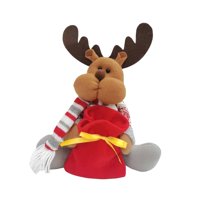 Bothyi - Figura Decorativa Navideña, Muñeco Para Armario, Regalo De Fiesta, Cumpleaños, Ciervo