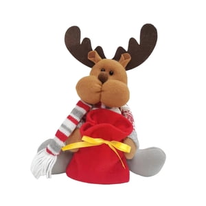 Bothyi - Figura Decorativa Navideña, Muñeco Para Armario, Regalo De Fiesta, Cumpleaños, Ciervo