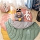 thumbnail image 2 of Manta decorativa 3D con forma de hojas para mascotas, cojín para cama de perro, colchón reversible de algodón para gatos con diseño de hojas verdes, para uso doméstico (color: verde (143 x 107 cm)), 2 of 7