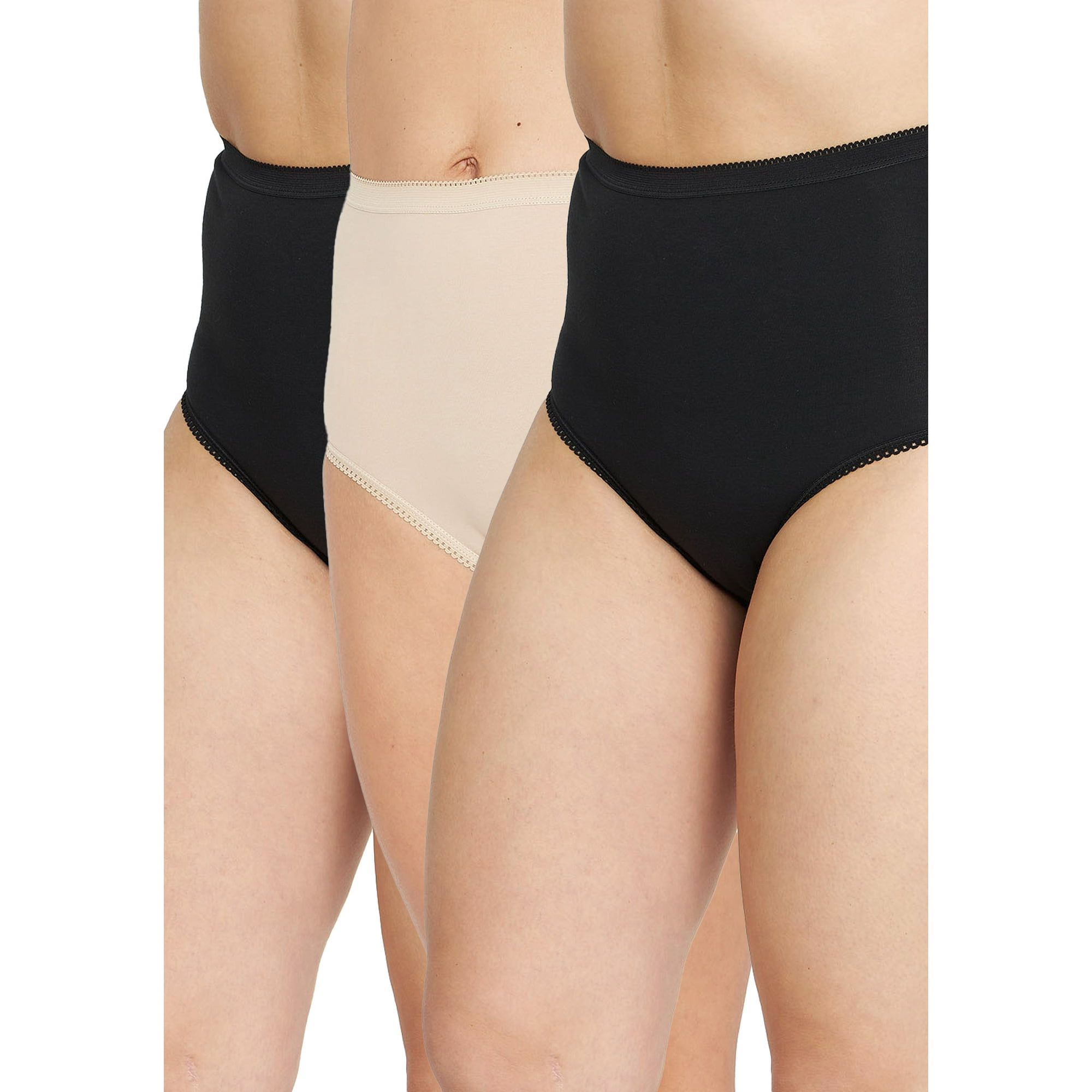 Pack 3x Calzon Algodón P31007-neg Kayser