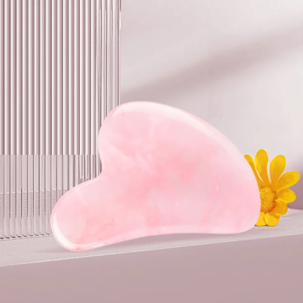 Natural Jade Gua Sha Scraper Board Massage Rose Quartz Jade Guasha Stone For Face Neck Skin Lifting Wrinkle Remover Beauty Care