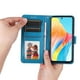 thumbnail image 3 of Funda tipo cartera FOXDOCK para OPPO A58 4G , diseño girasol en relieve, cuero PU, cierre magnético, soporte y tarjetero, 3 of 5