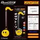 thumbnail image 5 of Otamatone PAC-MAN juguete musical electrónico portátil de 27 cm, 5 of 8