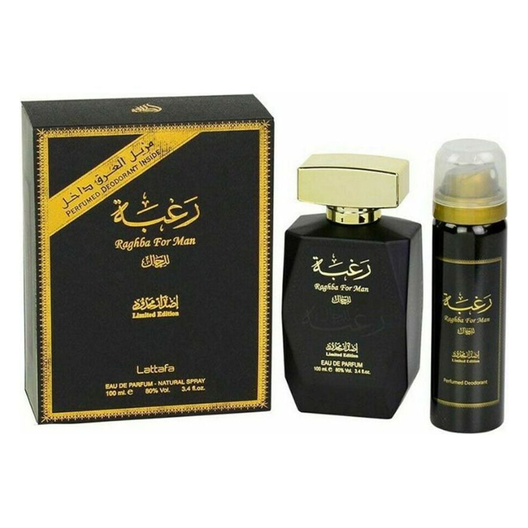Lattafa - Raghba Man Estuche Edp 100 Ml + Desodorante 50 Ml