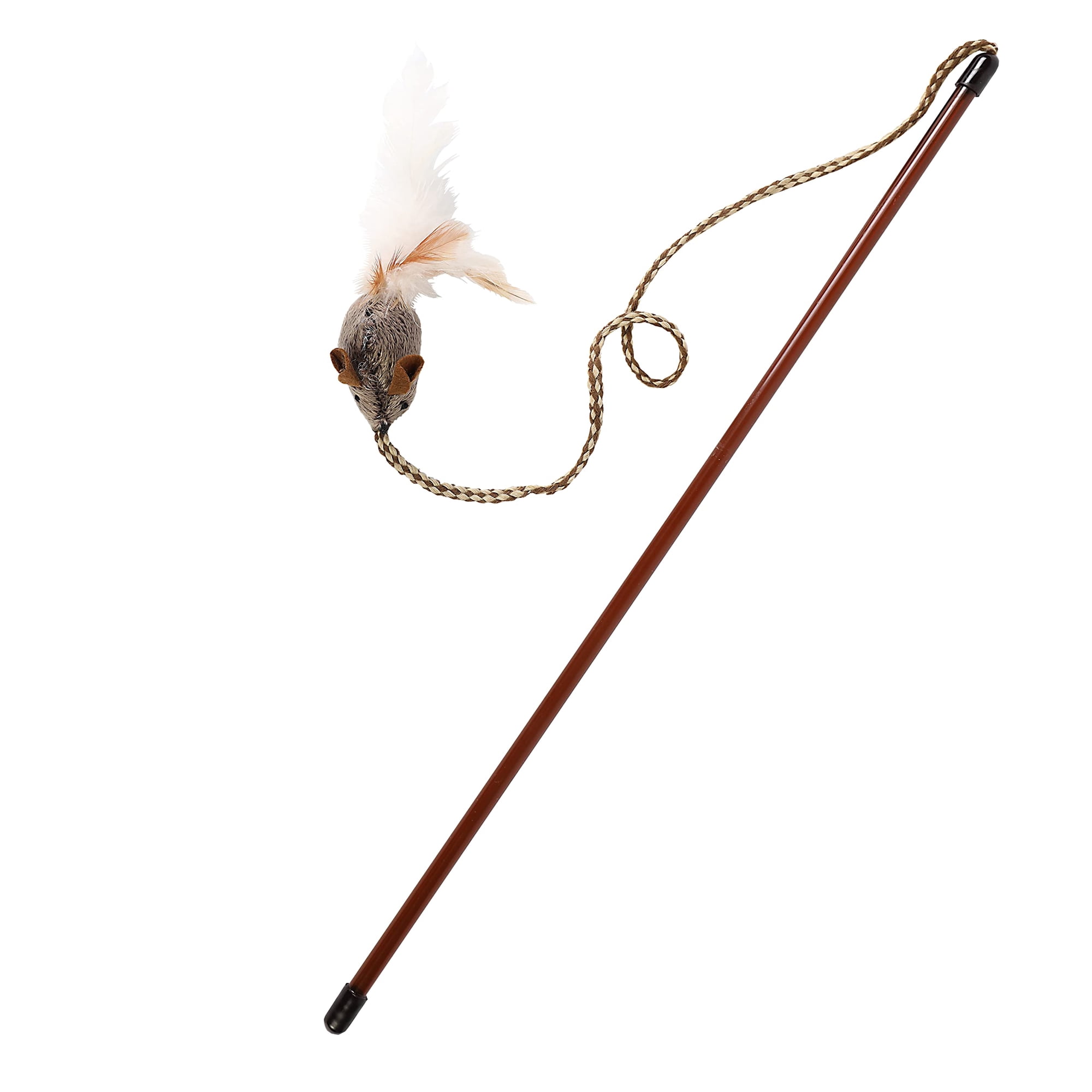 Ourpets - Varita De Juego Con Plumas Y Plumas Para Gatos Ourpet's Play-n-squeak