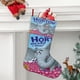 thumbnail image 2 of ¡Horton escucha a Quién! Tema: Calcetines de Navidad, fino lino blanco para colgar en escaleras y chimenea, decoración navideña para el hogar, regalo de Navidad. 45cm × 32cm, 2 of 5