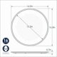 thumbnail image 5 of Sartén para pizza Nordic Ware Naturals 16 Air Crisp de aluminio (juego de 2), 5 of 5