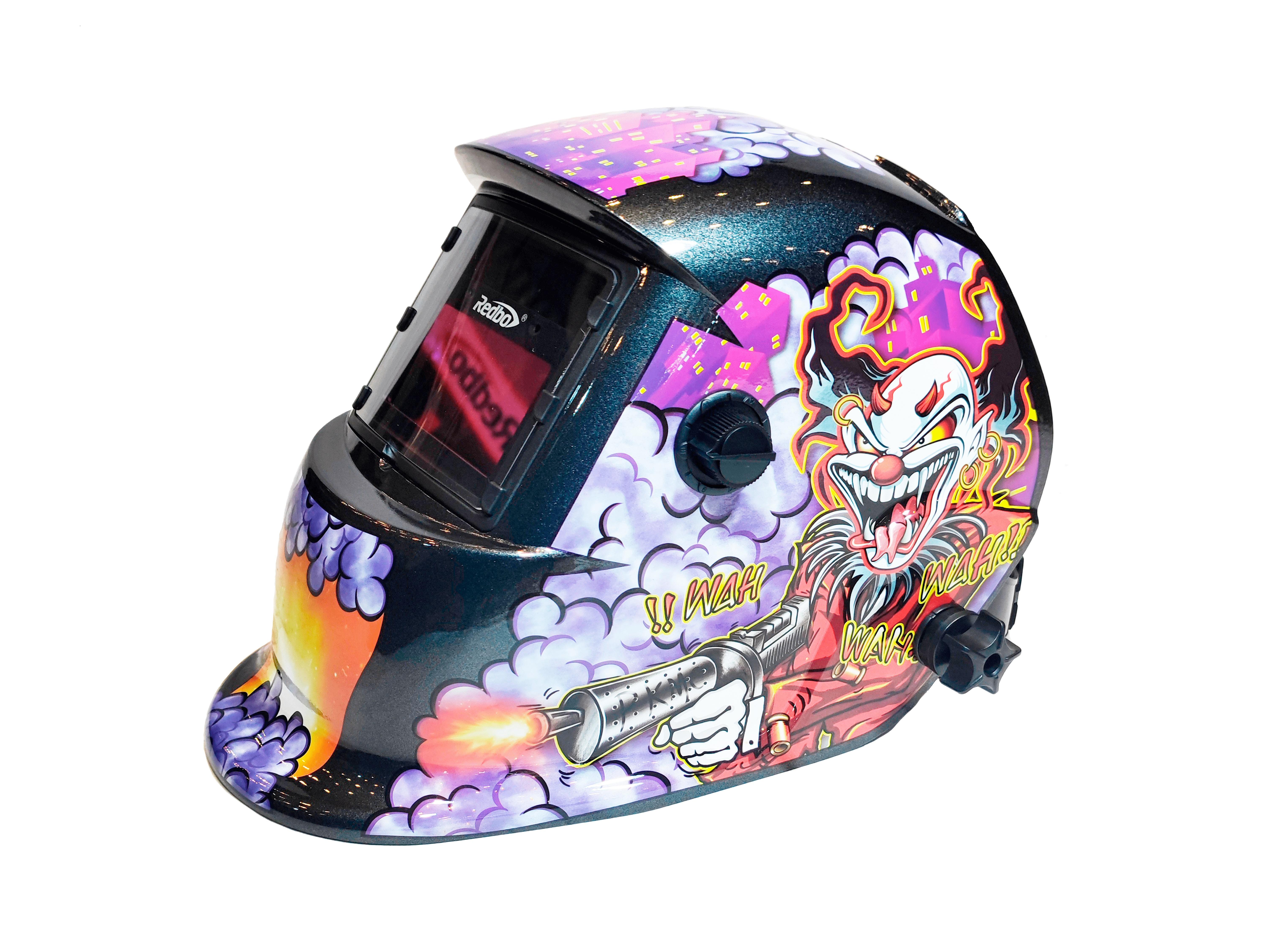 Redbo - Máscara Diseño Payaso Fotosensible Rb-Ly-E77 Regulable