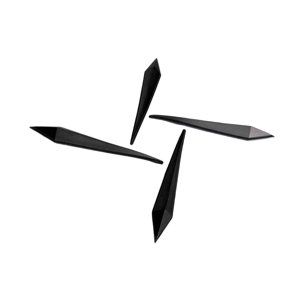 Ioensy - 4X Almohadillas Para Pisotear Snowboard Almohadilla De Tracción Para Pisotear Snowboard Para Snowboard En Invierno Negro