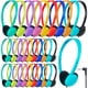thumbnail image 1 of Auriculares ZNXZXP supraaurales, paquete de 100, colores mixtos, 1 of 7