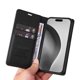 thumbnail image 4 of Funda Billetera de Cuero para iPhone 16 Pro Max con Tarjetero y Soporte - Tapa Magnética Negro, 4 of 6