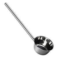 Magideal - Cucharón Agua Acero Inoxidable Con Mango Largo Cuchara Grande Para Servir Sopa Herramienta Resistente Y Cómoda Para Cocina Jardín Baño Adecuado Para L 12 Centímetros