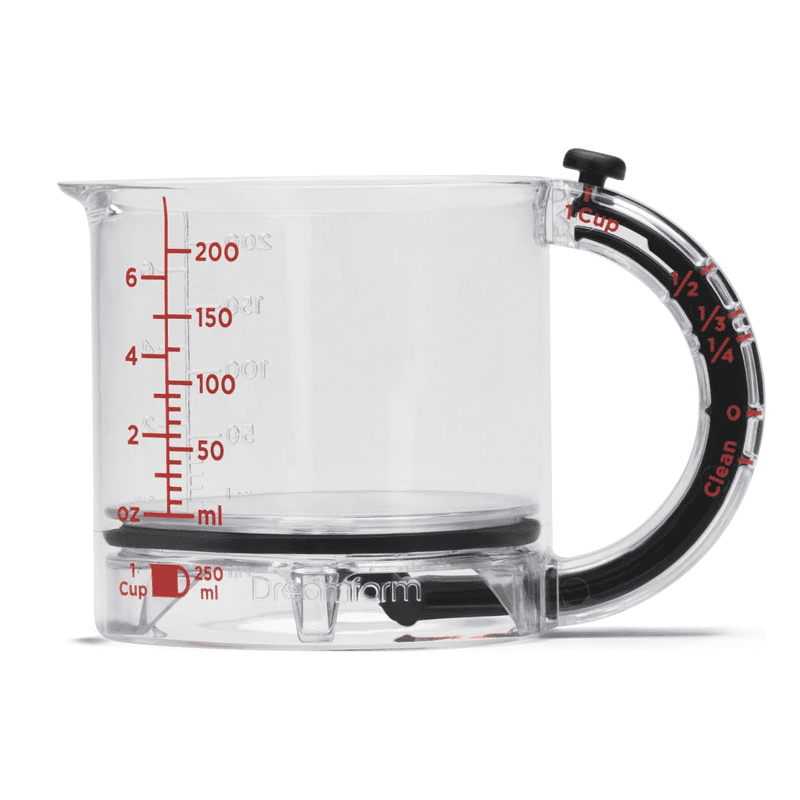 Wakeshome - Taza Medidora Ajustable 4 En 1 Multifuncional Vaso Medidor 250ml