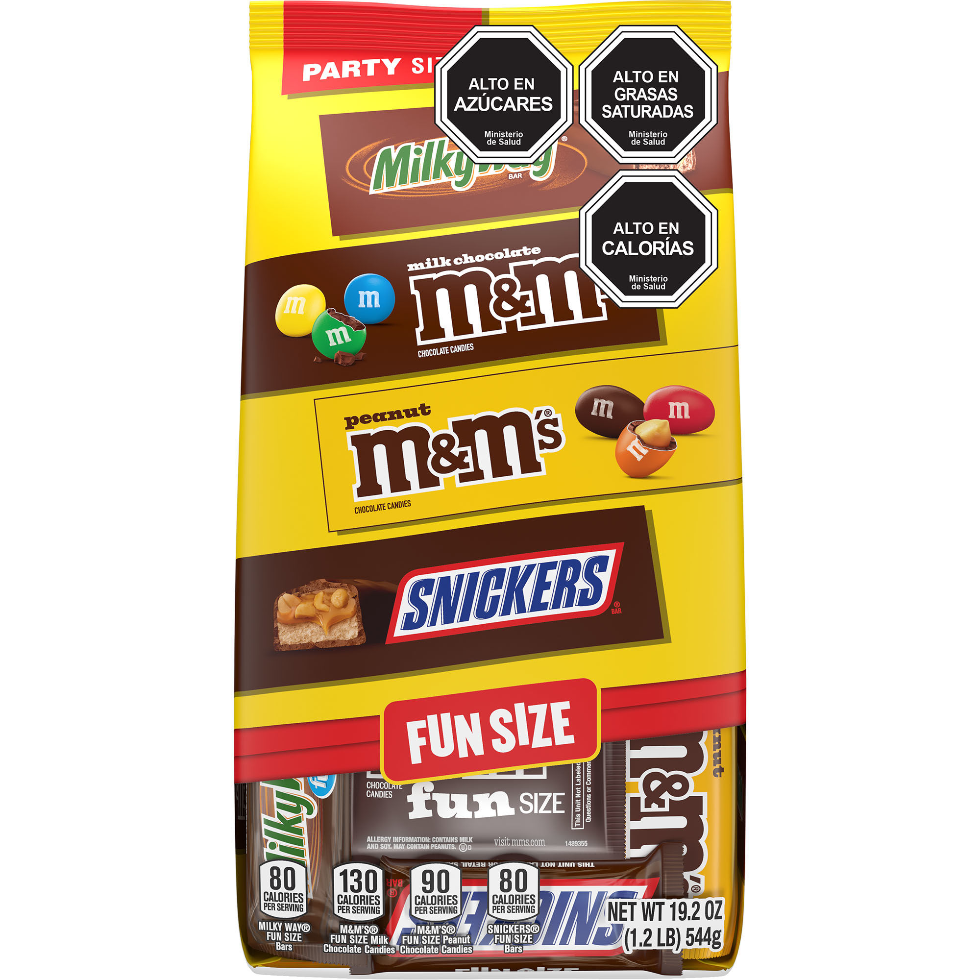 Chocolates Mix Variedades 544 g M&M'S/Milky Way/Snickers