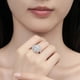 thumbnail image 5 of Anillos de Compromiso Delicados de 3 Quilates para Mujer Anillos de Boda de Plata Esterlina S925 Corte Pera Anillo de Diamante Simulado Anillos de Eternidad con CZ Anillos de Promesa para Ella, 5 of 6