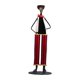 thumbnail image 4 of Estatua De Iron Music Man, Modelo De Artista Musical, Figurita Para Home Cafe Drumming Player, 4 of 5