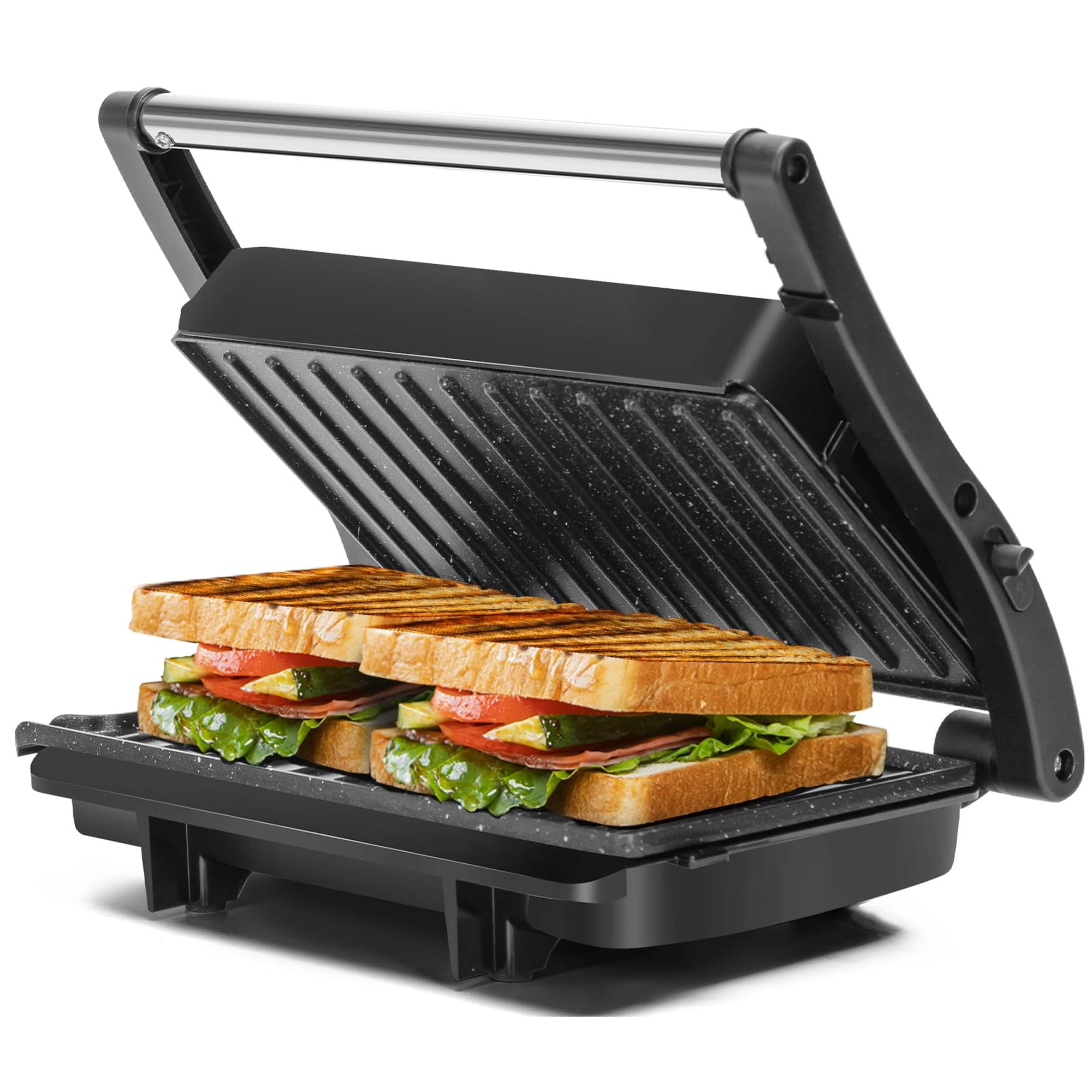 Panini Press Grill Aigostar 1000w Sandwichera De Cerámica