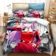 thumbnail image 1 of DARLING in the FRANXX Zero Two 02 Bedding Set Boys Girls Size Duvet Cover Pillowcase Bed Kids Adult Bed Sheets, 1 of 5