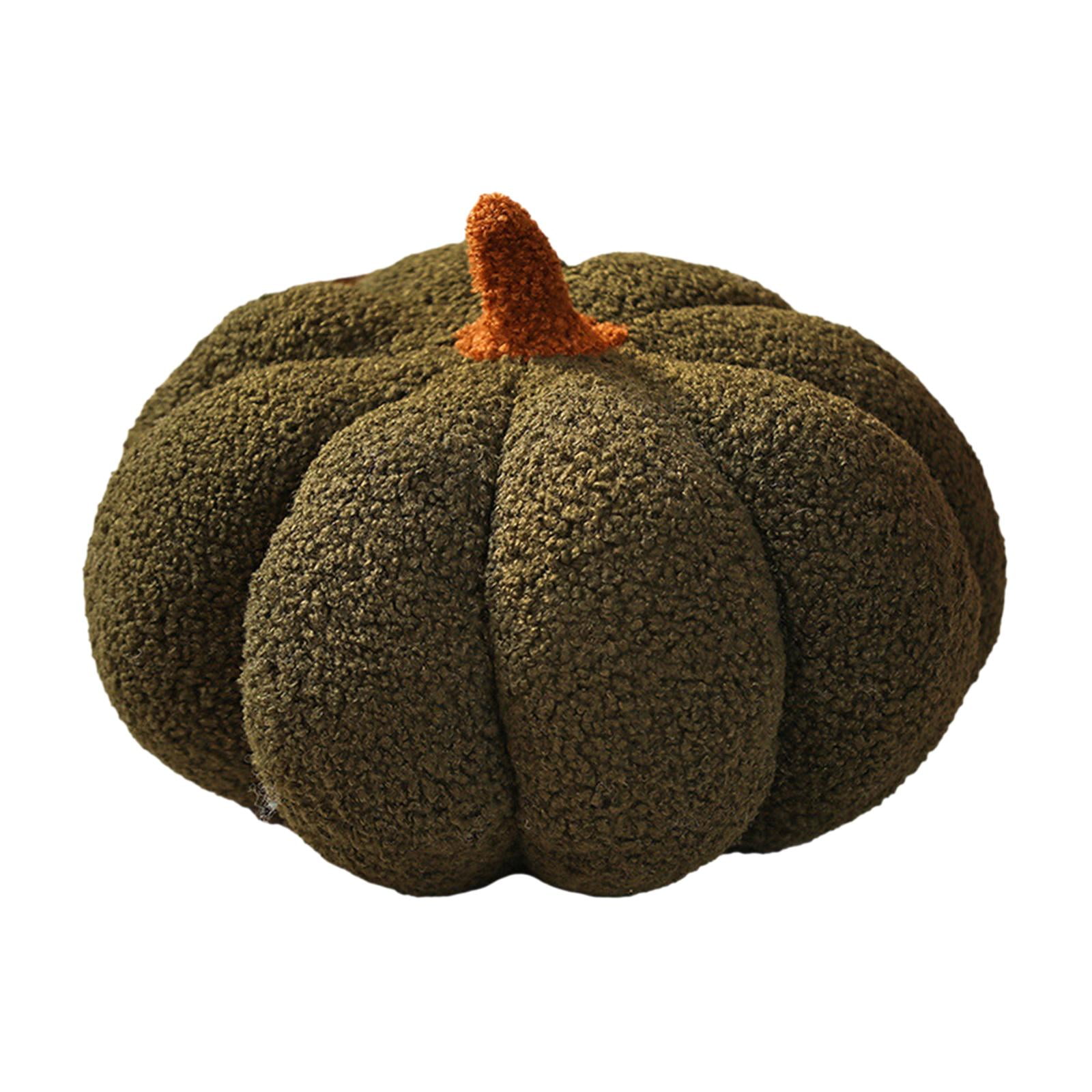 Bothyi - Almohadas De Calabaza De Halloween, Cojín Decorativo De Felpa Para Sofá, Dormitorio, Sofá, Color Verde Oscuro