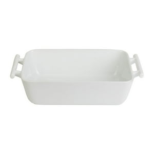 Fuente De Horno Lisa Con Asas 25X15Cm Blanco Contour Wolfen