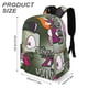 thumbnail image 3 of Invasor Zim-theme Backpack, Campus style schoolbag Bookbag with Adjustable Shoulder Straps And Large Zip Compartment, Unisex Travel Bags.42x30x15cm, 3 of 6
