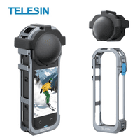Jaula De Aluminio Para Insta360 X5 + Protector - Telesin