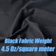 thumbnail image 4 of Tela de algodón negro WAFASSZD – 150 cm de ancho, 5 yd de largo, 4 of 7