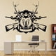 thumbnail image 2 of Decomural Deer Antlers Guns Shield WS-32539, 2 of 2