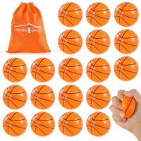 Pelotas Antiestrés Para Baloncesto Lovestown, 6,35 Cm, Espuma Suave, 20 Unidades
