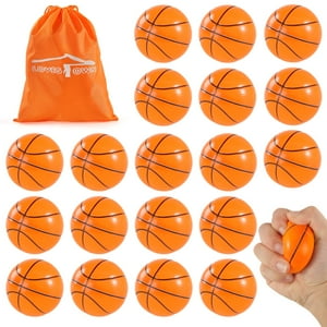 Pelotas Antiestrés Para Baloncesto Lovestown, 6,35 Cm, Espuma Suave, 20 Unidades